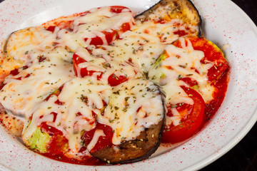 Tasty vegetables in Italian