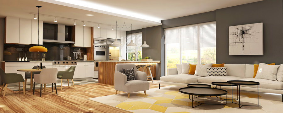 Modern house interior
