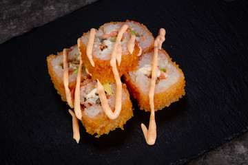 Japanese roll with prawn