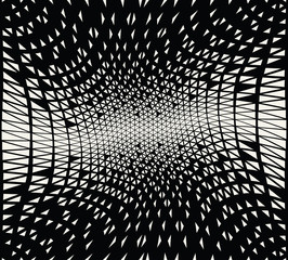 abstract seamless geometric triangle pattern vector background