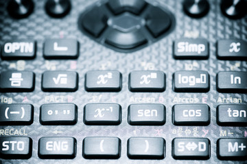 Calculator close up