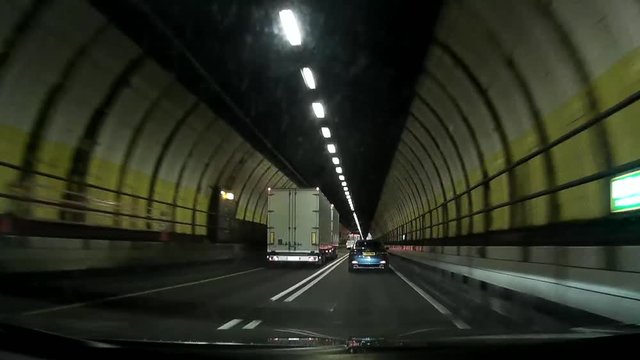 Dartford tunnel crossing underneath the river Thames