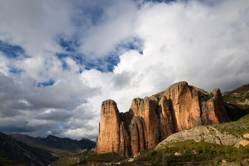 Riglos Mountains in Spain
