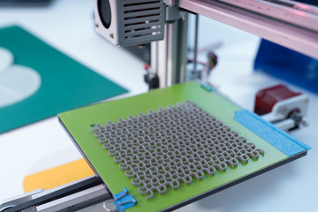 Printing the prototype of a metamaterial on 3d printer