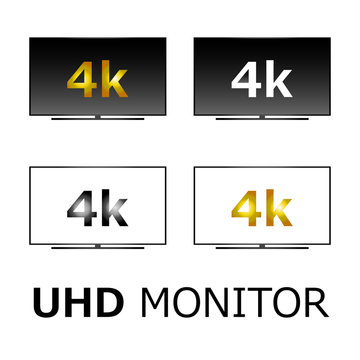 4k icon camera and tv profile white.eps
