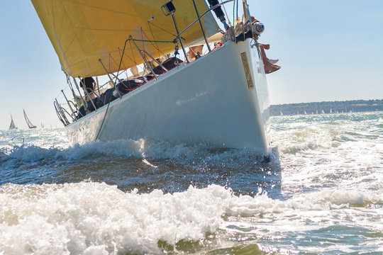 Sail Boat Yacht Sailboat Close Up