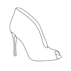 sketch of shoes