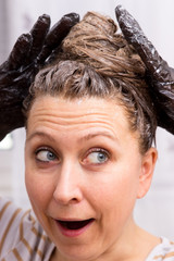 Beim Friseur