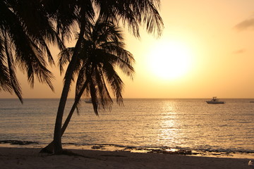 Sonnenuntergang am Strand