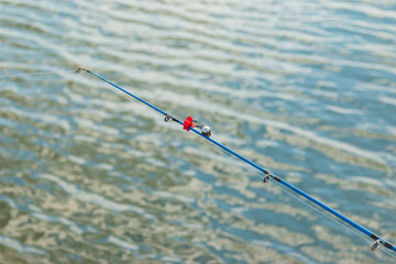 fishing rod in the water