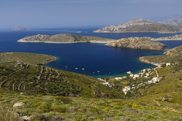 Fototapeta premium Fourni Island.