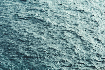 blue water of ocean