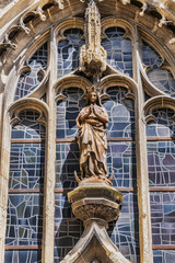 Church of Notre Dame de Recouvrance (Eglise Notre-Dame-de-Recouvrance) - French church of XV and XVI century located in Orleans. Department of Loiret and Center-Val de Loire region. Orleans, France.