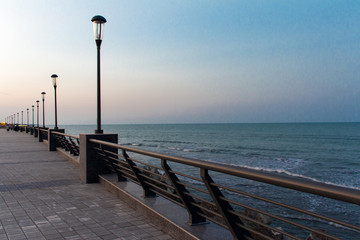 July evening in Astara Azerbaijan