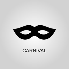 Carnival icon. Carnival symbol. Flat design. Stock - Vector illustration