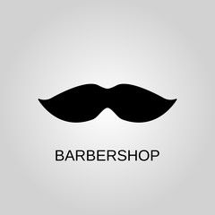 Barbershop icon. Barbershop symbol. Flat design. Stock - Vector illustration
