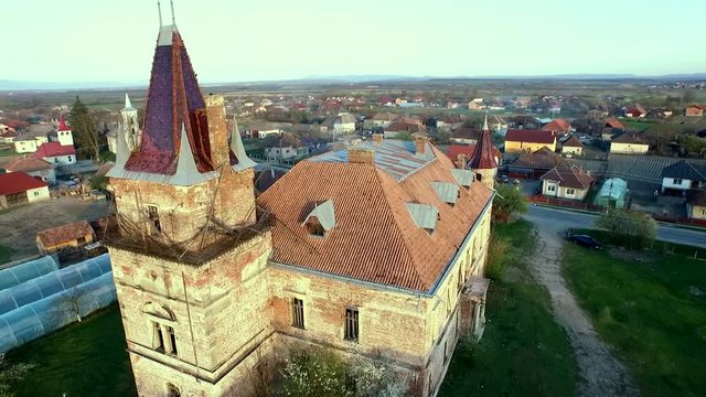 Old castle grudge in transylvania