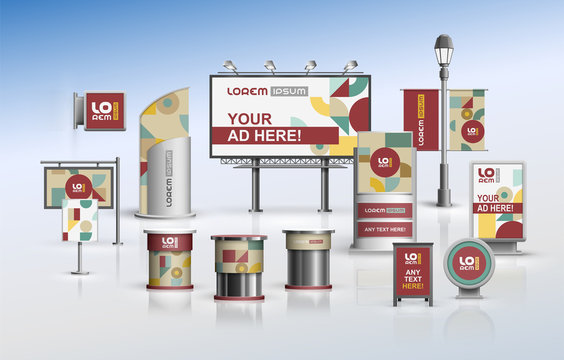 Outdoor advertising design