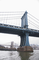Manhattan Bridge in New york city