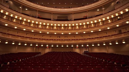 A concert hall is ready