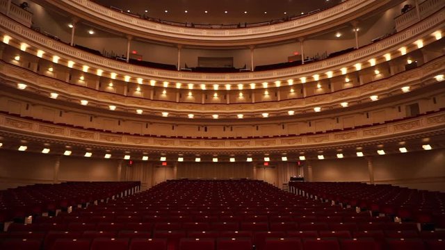 A concert hall is ready