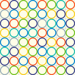 Geometric abstract seamless pattern. Linear motif background. Trendy colors decoration design