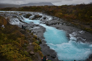 Bruarfoss Waterfall