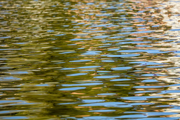 The smooth water as an abstract background