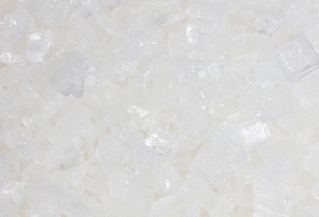 White granulated sugar as a background