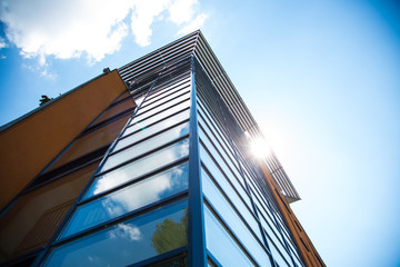 Haus mit Glasfassade