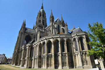 Fototapeta na wymiar Cathédrale de Bayeux en Normandie, France