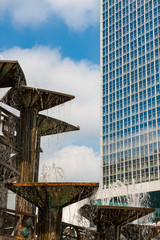 The Fountain of Friendship in Berlin during summer