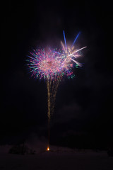 冬花火 winter fireworks