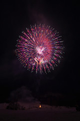 冬花火 winter fireworks