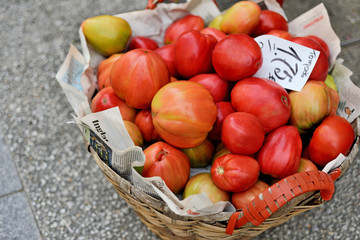 Basket of tomatoes. © Tomasz Warszewski