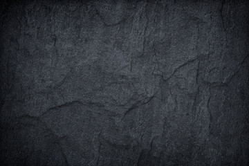 Dark grey black slate background or texture