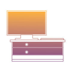 drawer and television