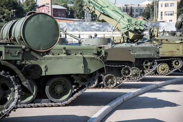 Tanks, military equipment. Arms race.