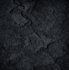 Dark grey black slate background or texture.