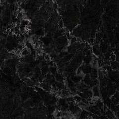 Plakat Black marble natural pattern for background, abstract natural marble black and white