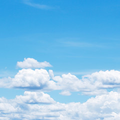 Naklejka na ściany i meble Cloudy sky panorama background