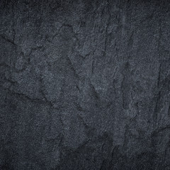 Dark grey black slate background or texture.