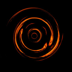 twirl motion of fire flame abstract background