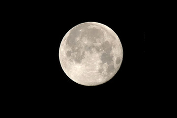 Naklejka na ściany i meble full moon in the sky close-up photos, full moon pictures,