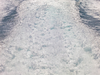 Abstract nature background of white sea foam.