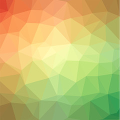 Abstract rainbow colorful lowploly of many triangles background for use in design