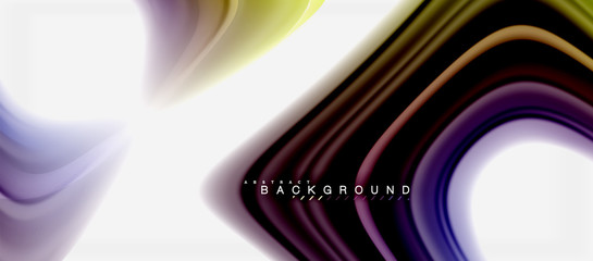 Rainbow fluid colors abstract background twisted liquid design, colorful marble or plastic wavy texture backdrop, multicolored template for business or technology presentation or web brochure cover