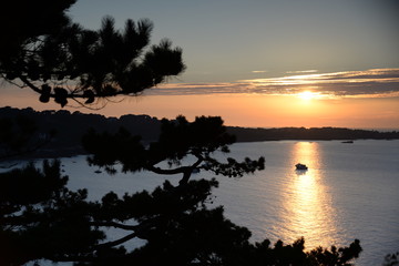 Abend bei Perros-Guirec, Bretagne