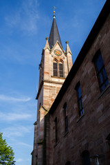 Fototapeta premium beautiful old German city of Schwabach.