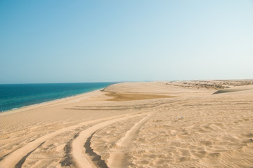 Fototapeta na wymiar Desierto de Qatar